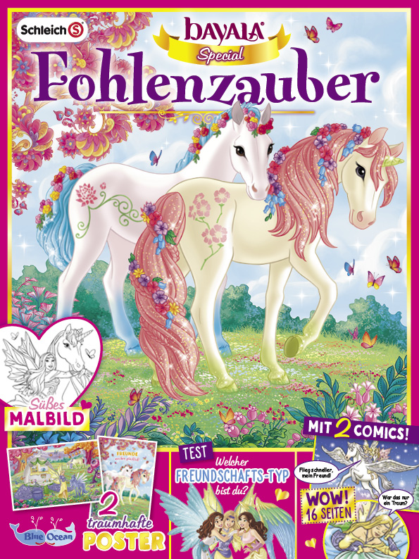 Zeitschrift BAYALA mit Feenflügeln Schleich 