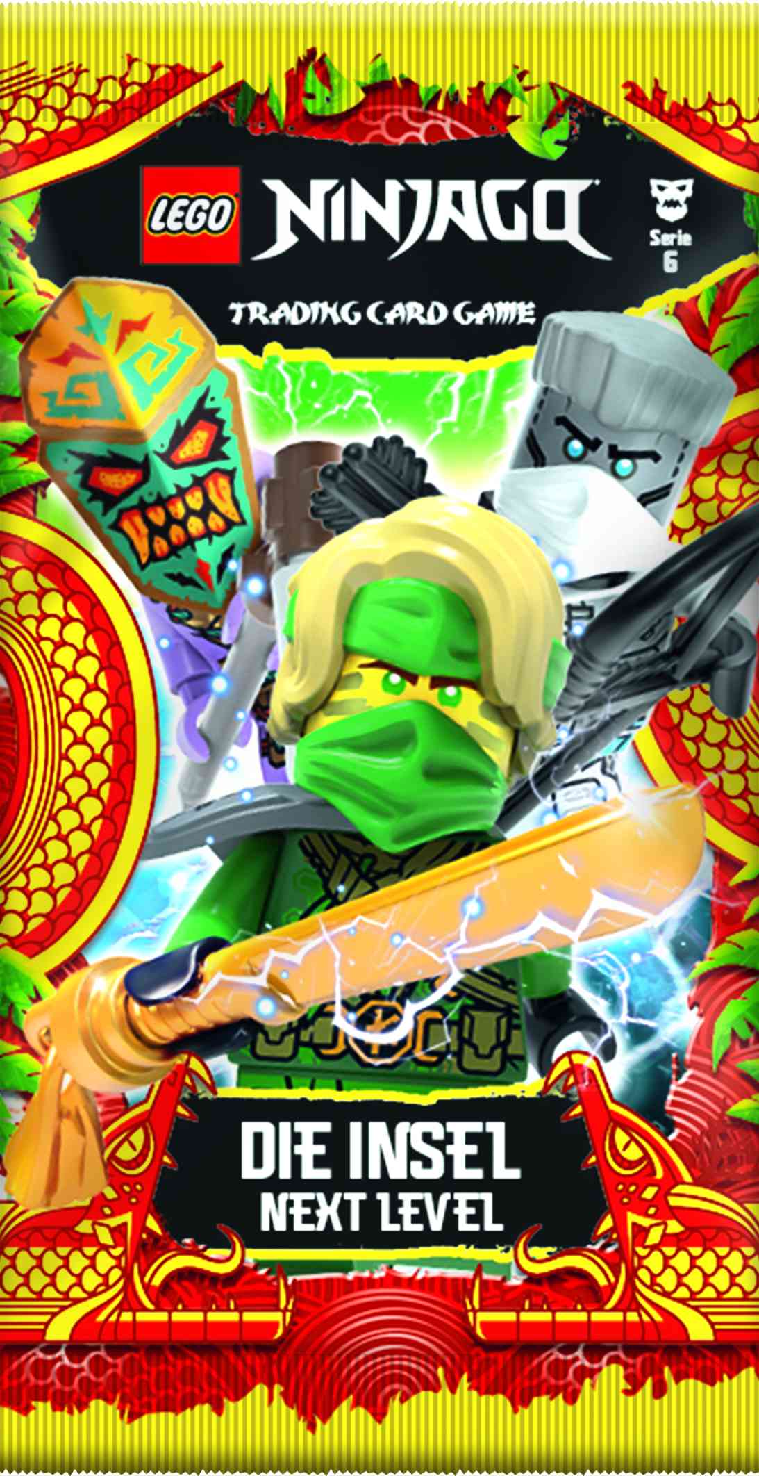 LEGO Ninjago Serie 6 NEXT LEVEL TC LE12 Mutiger Legacy Jay Limitierte Karte
