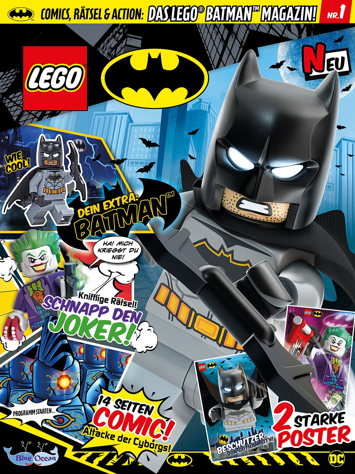 Blue Ocean Entertainment Blue Ocean startet LEGO Batman Magazin