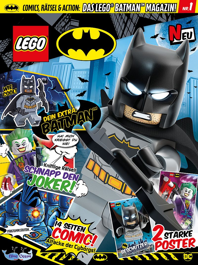 Blue Ocean Entertainment Blue Ocean startet LEGO Batman Magazin