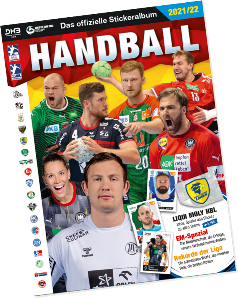 Blue Ocean Entertainment Zum Sammeln, Tauschen und Spielen Die brandneue offizielle Handball-Sammelkollektion 2021/22 ist da!