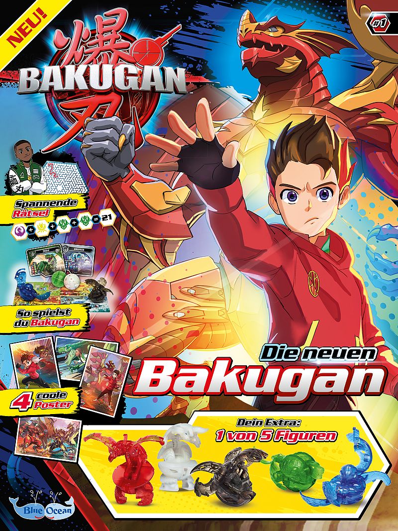 Blue Ocean Entertainment: Blue Ocean bringt „Bakugan“ an den Kiosk