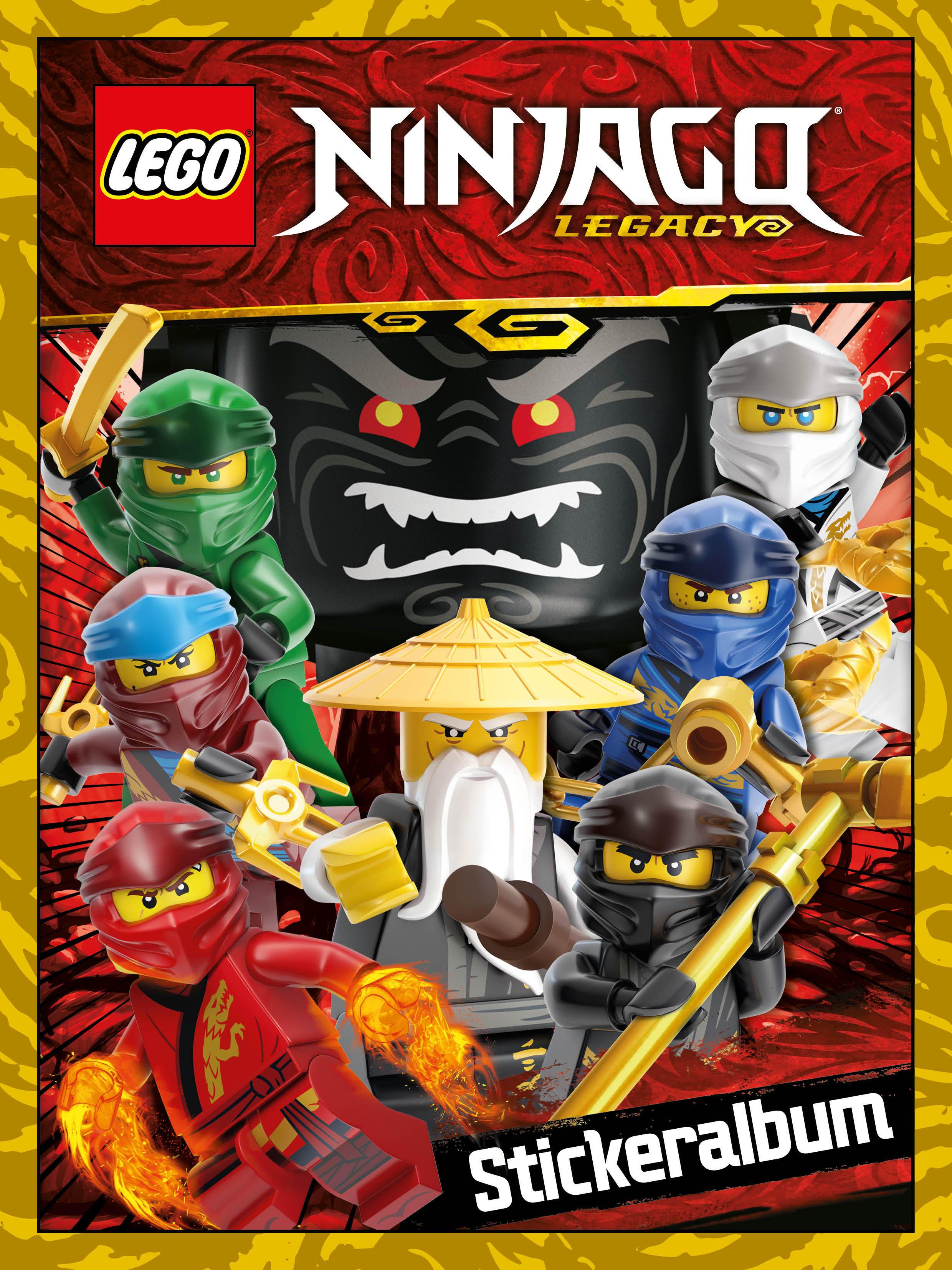 Lego Ninjago Legacy Sticker 50 Tütchen 1xDisplay Blue Ocean Neu  