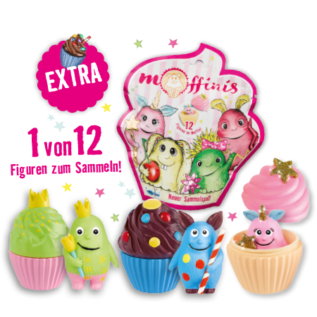 Moffinis Sammelfiguren Muffins sammeln 