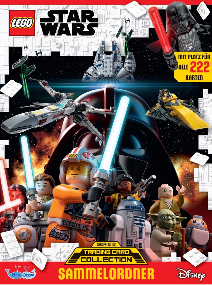 108 Tüten Blue Ocean  Lego Star Wars Sticker Serie 3 x Display 